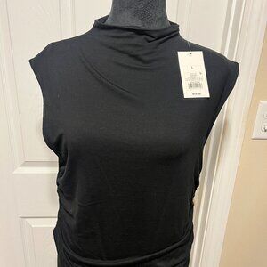 Women's Mock Neck Sleeveless Tops